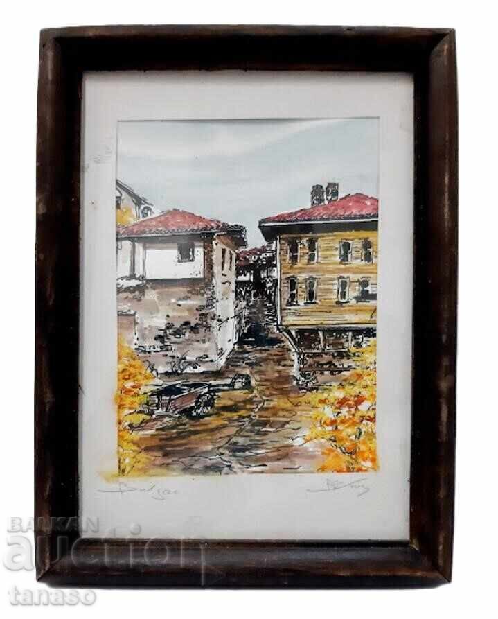 Old author's painting, mixed media (3.3)