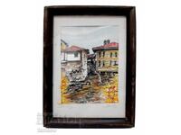 Old author's painting, mixed media (3.3)