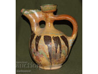 Cioban tradițional din ceramică, pictat manual