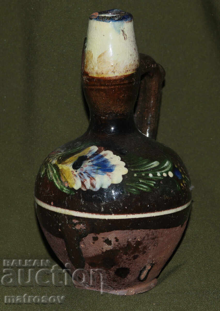 Traditional ceramic jug, hand-painted with price 100.00 BGN | € 51.13