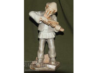 Διακοσμητικό κεραμικό ειδώλιο μουσικού, βιολιστή