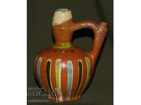 Canea ceramică de uz casnic, pictată manual