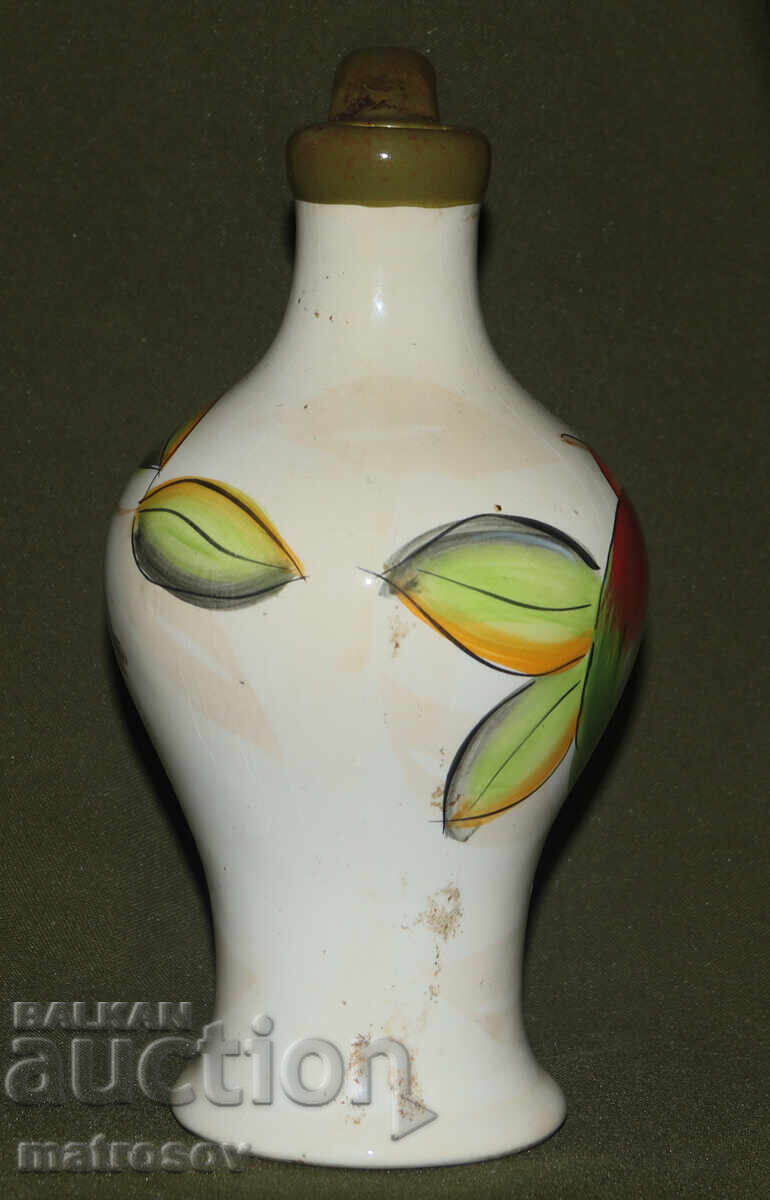 Δημοπρασία Πορσελάνινη κανάτα με χειροποίητα ζωγραφιστά μοτίβα