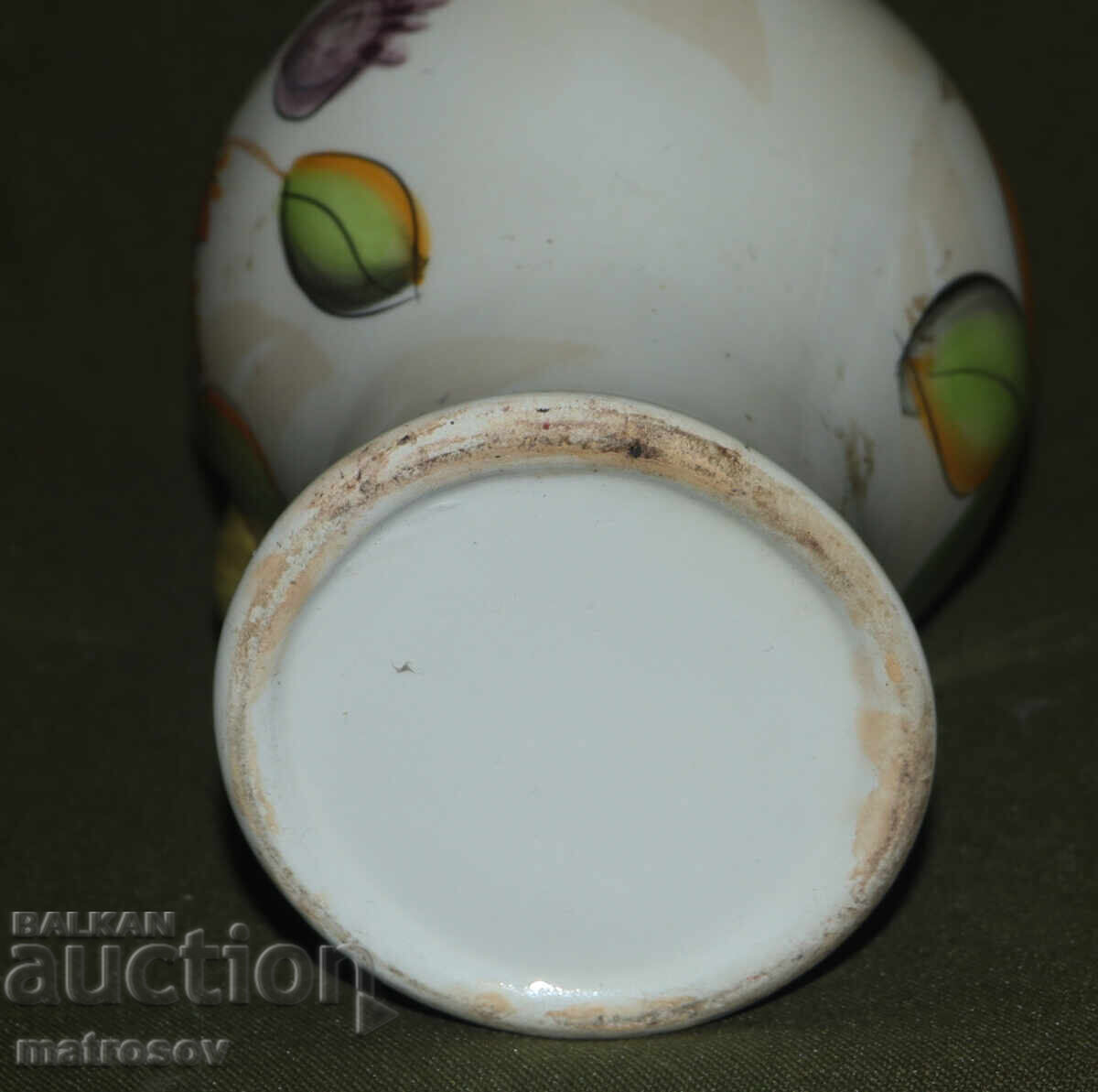 Πορσελάνινη κανάτα με χειροποίητα ζωγραφιστά μοτίβα - 6