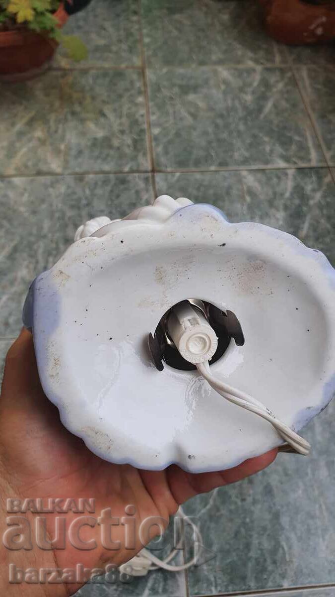 Auction  Porcelain Lamp