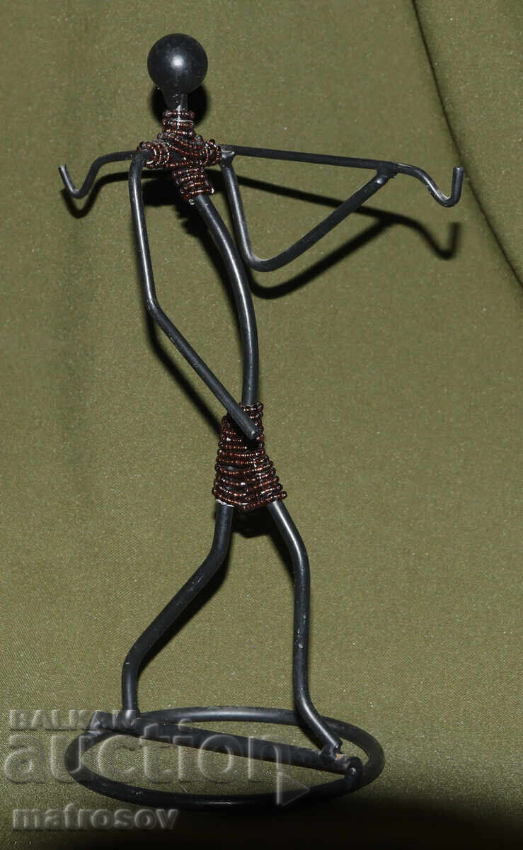 Μεταλλικό γλυπτό, χειροποίητο, ανθρώπινη φιγούρα με τιμή 120.00 BGN | € 61.36