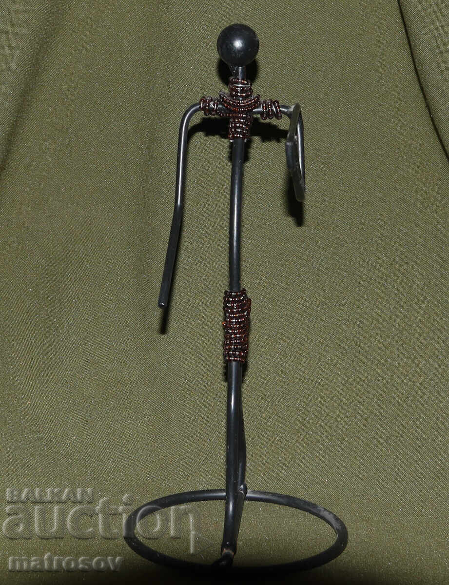 Δημοπρασία Μεταλλικό γλυπτό, χειροποίητο, ανθρώπινη φιγούρα