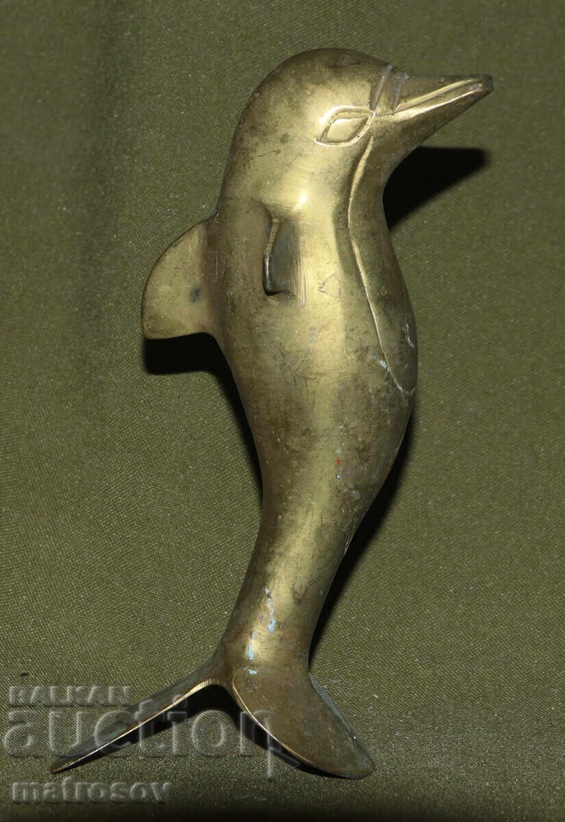 Бронзова скулптура, делфинче с цена 100.00 лв. | € 51.13