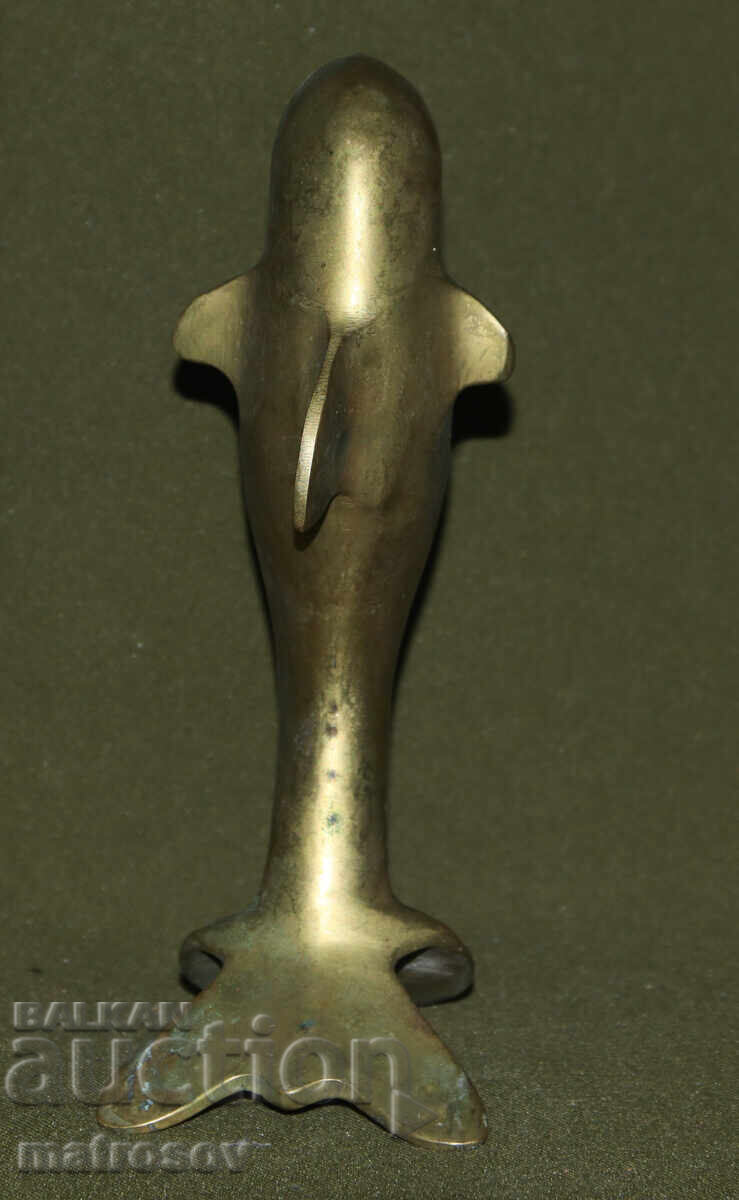 Бронзова скулптура, делфинче - 6