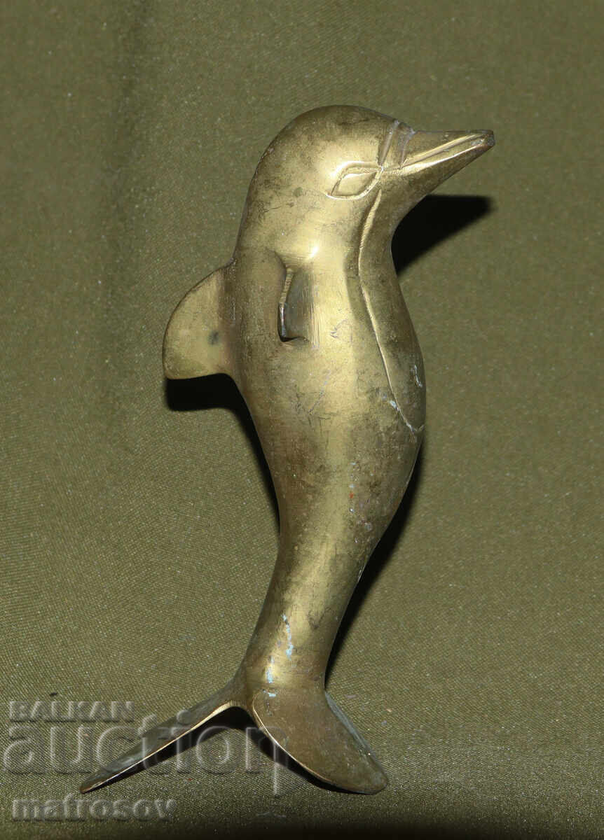 Бронзова скулптура, делфинче