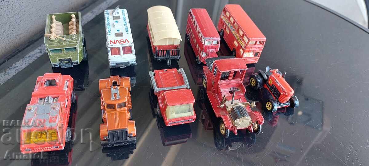 Ματςμπόξ. Λοτ από 10τμχ. μεταλλικά αυτοκινητάκια MATCHBOX με τιμή 90.00 BGN | € 46.02