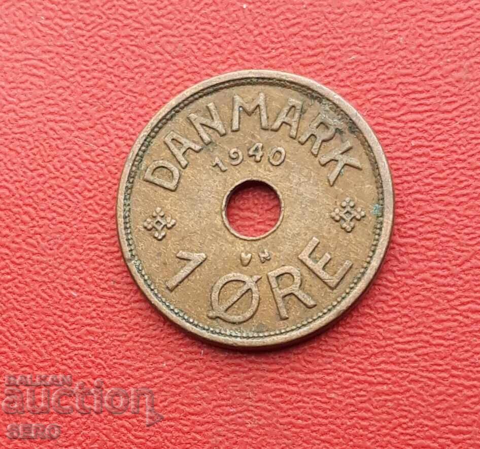 Denmark 1 Ore 1940 Denmark 1 Ore 1940