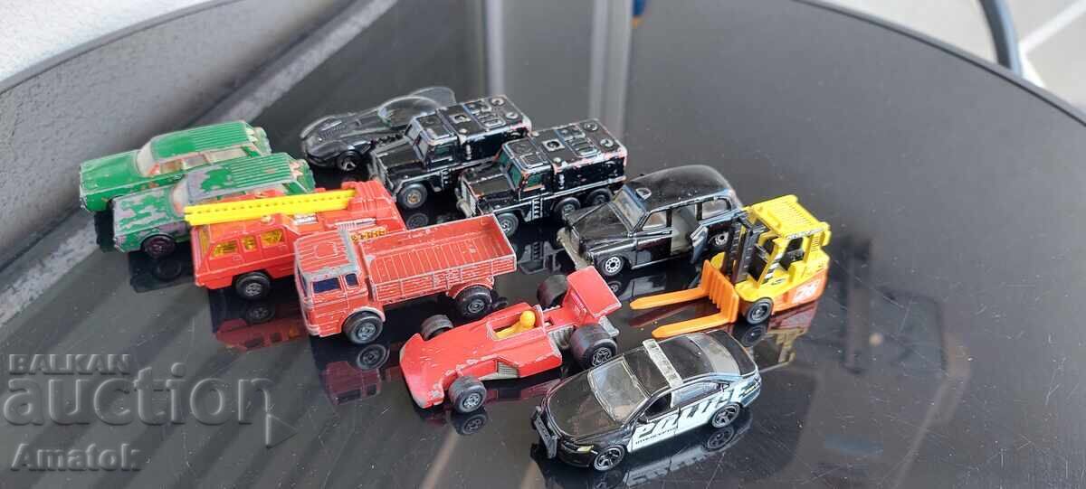Matchbox metal cars 10 pcs + 1 Hot Wheels gift with price 70.00 BGN | € 35.79