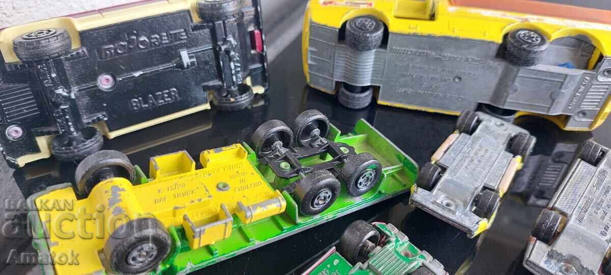 Ματςμπόξ μεταλλικά αυτοκινητάκια 10τμχ + 1τμχ Majorette pickup δώρο - 5