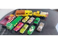 Ματςμπόξ μεταλλικά αυτοκινητάκια 10τμχ + 1τμχ Majorette pickup δώρο