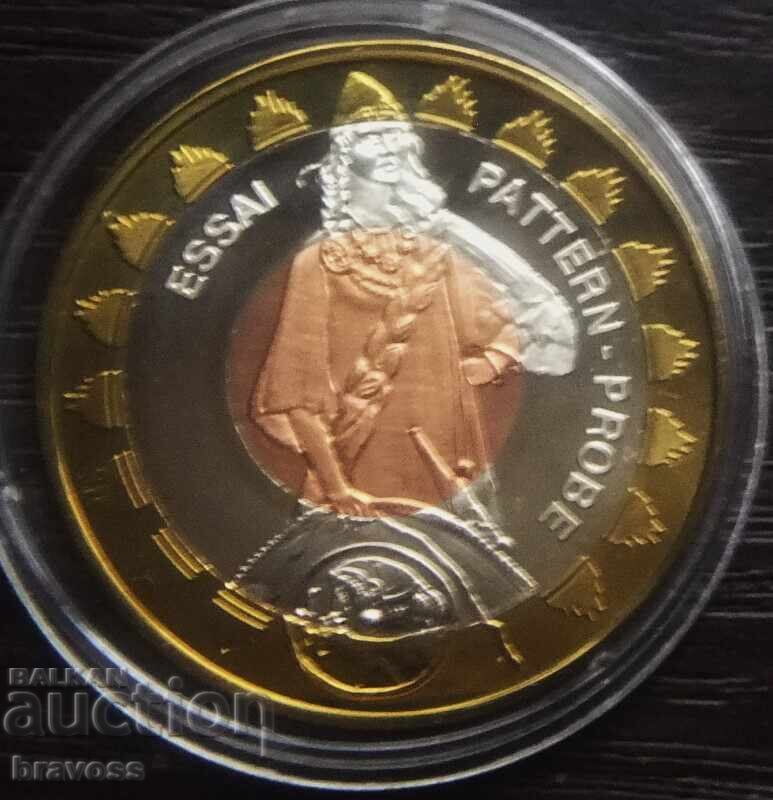 Ισλανδία - 5 ευρώ 2004 - δοκιμή, χρώμα