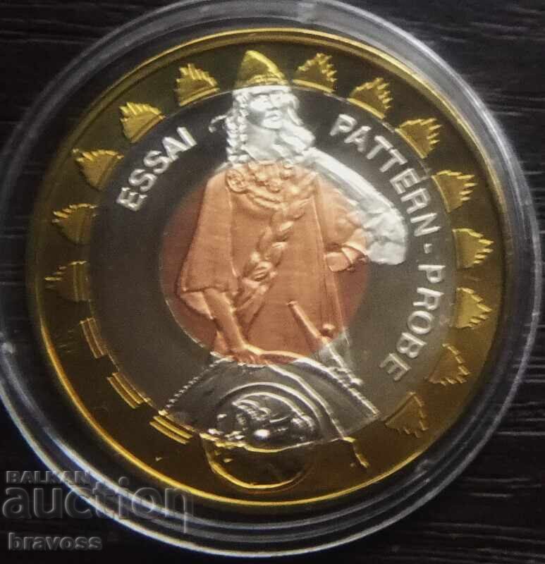 Islanda - 5 euro 2004 - probă, culoare