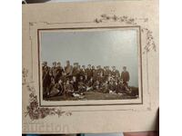 OLD GROUP PHOTO PHOTOGRAPH CARDBOARD