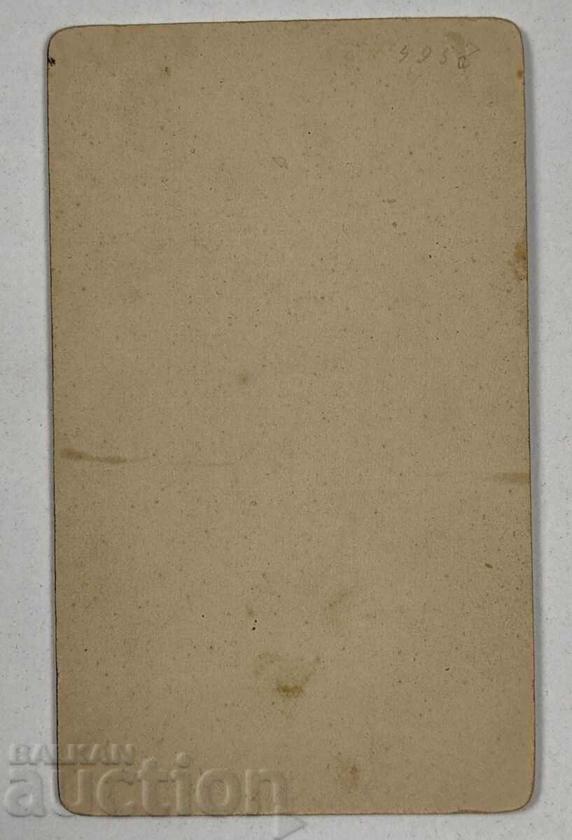 FETIȚĂ PORTRET DE COPIL POZĂ VECHE FOTOGRAFIE CARTON - 6