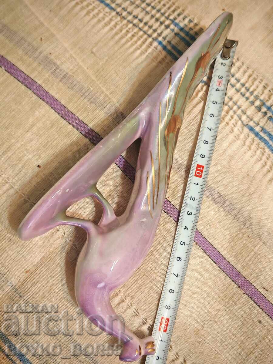 Bulgarian Socialist Porcelain Figure Peacock 1960s - 5 Bulgarian Socialist Porcelain Figure Peacock 1960s - 5