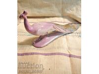 Bulgarian Socialist Porcelain Figure Peacock 1960s