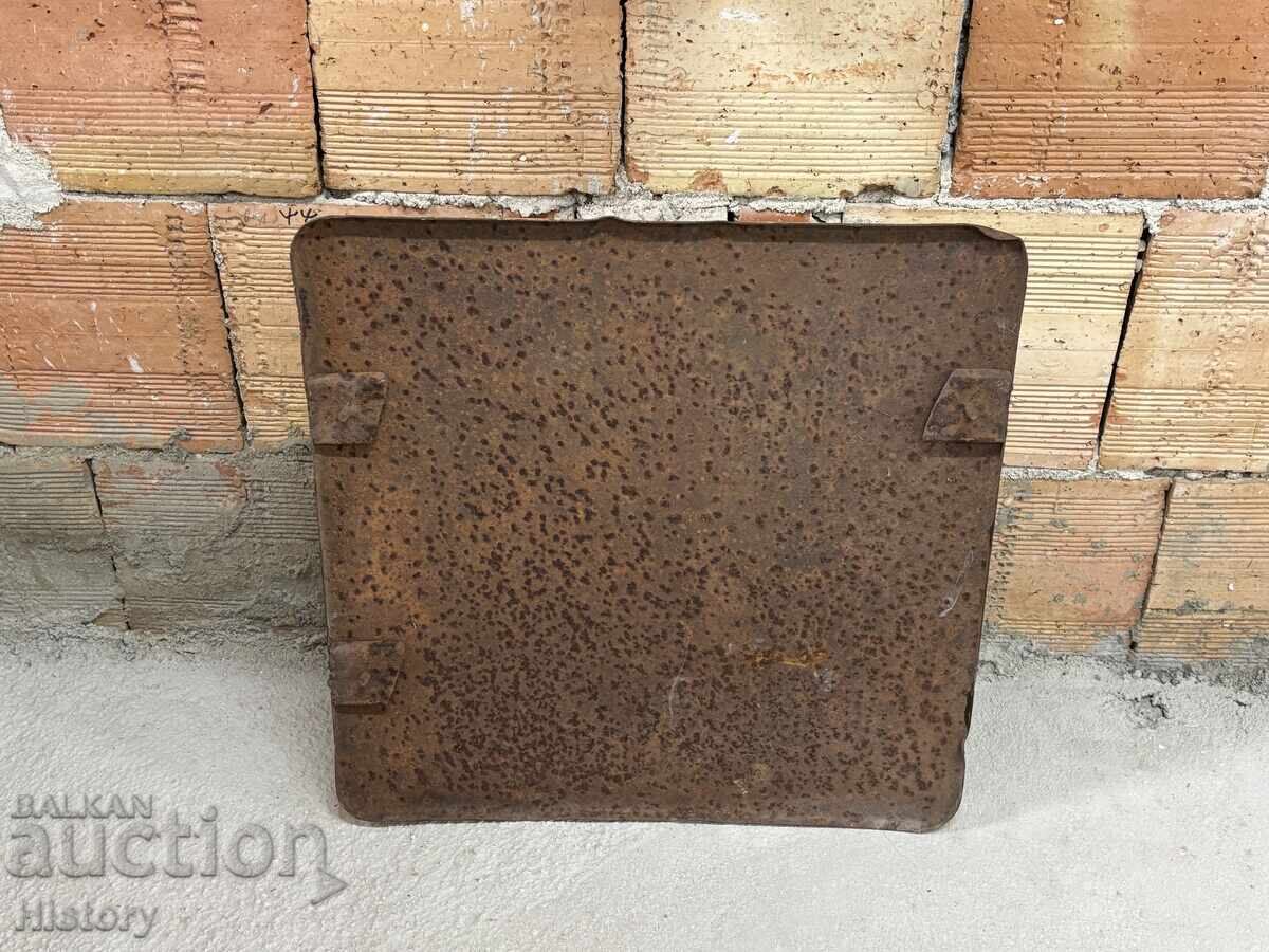 Auction Enamel plate Auction Enamel plate