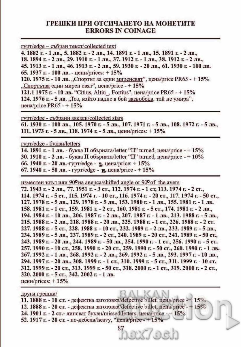 ❤️ ⭐ Κατάλογος των Βουλγαρικών νομισμάτων έτους 2026 Νικόλοφ ⭐ ❤️ - 5 ❤️ ⭐ Κατάλογος των Βουλγαρικών νομισμάτων έτους 2026 Νικόλοφ ⭐ ❤️ - 5