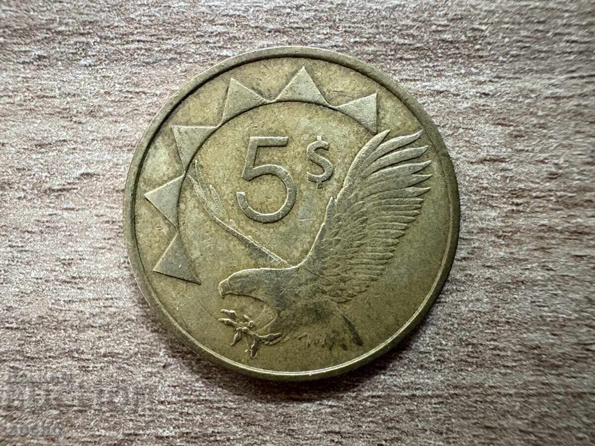 Ναμίμπια - 5 δολάρια (1993) Ναμίμπια - 5 δολάρια (1993)