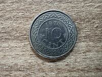 Σουρινάμ - 10 σεντ (1976)