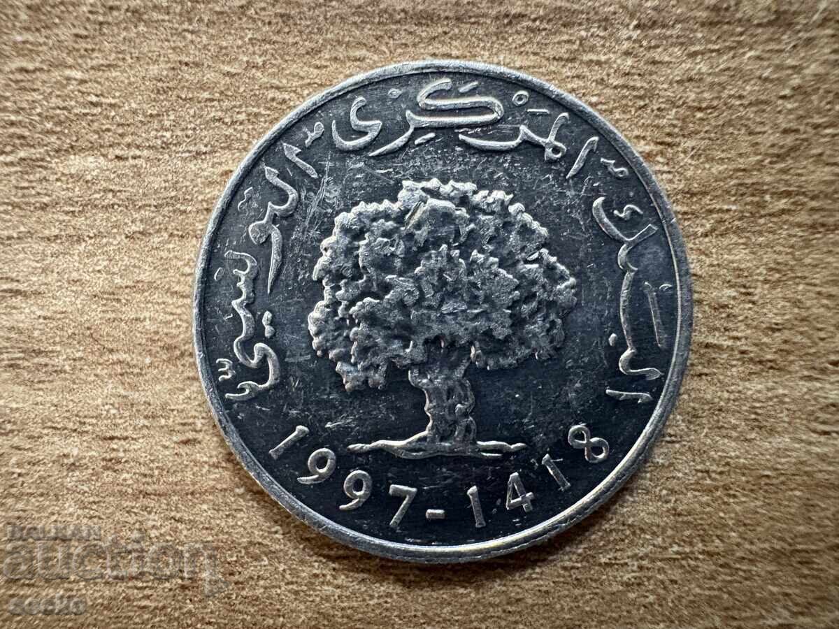 Τυνησία - 5 μιλιμ (1997) με τιμή 0.25 BGN | € 0.13 Τυνησία - 5 μιλιμ (1997) με τιμή 0.25 BGN | € 0.13