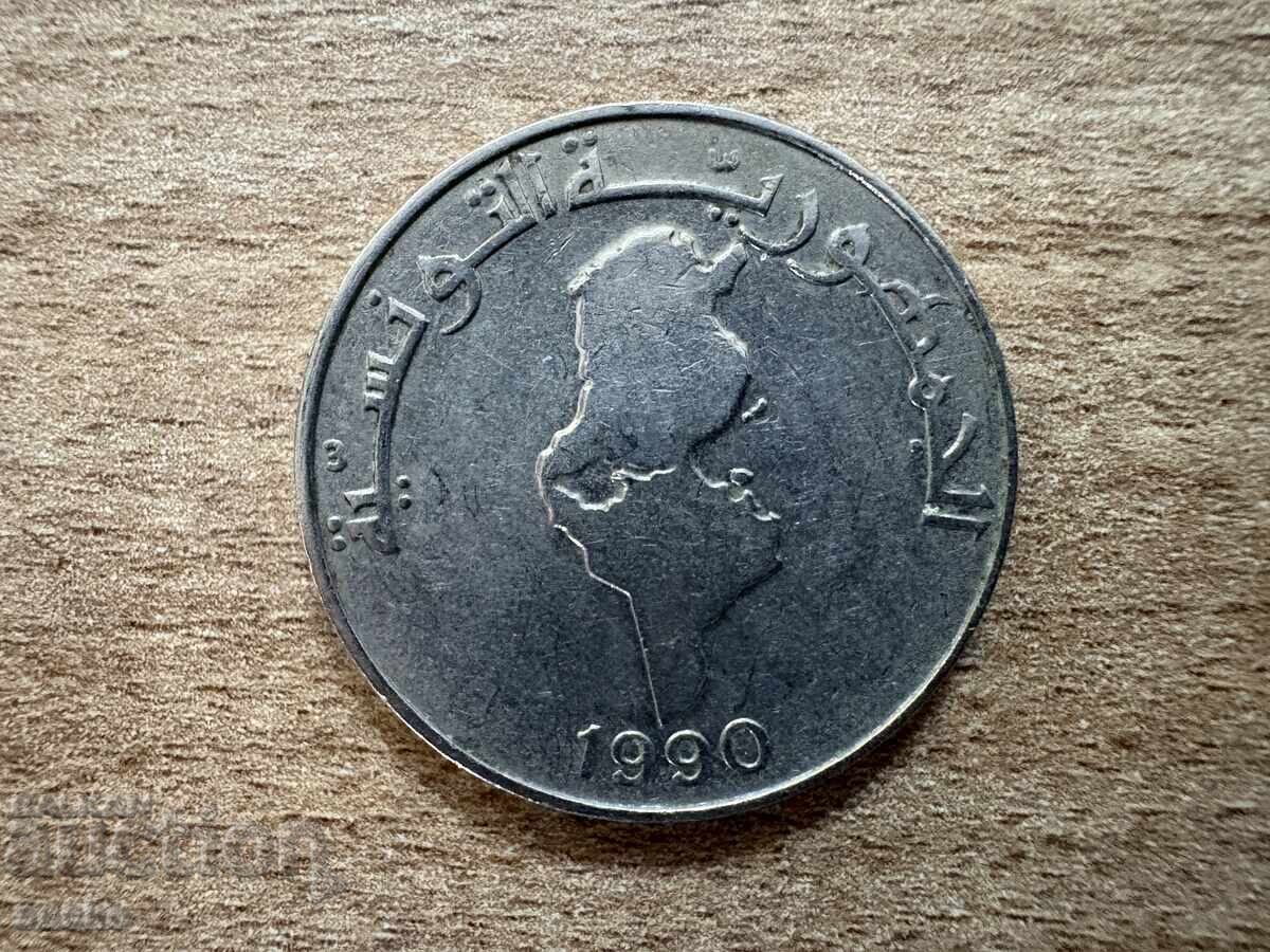 Τυνησία - 1 δηνάριο (1990) με τιμή 0.60 BGN | € 0.31 Τυνησία - 1 δηνάριο (1990) με τιμή 0.60 BGN | € 0.31