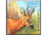 Καθαρή σφραγίδα Faune Roe Deer 2012 από την Εσθονία