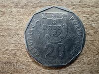 Portugal - 20 Escudos (1988)