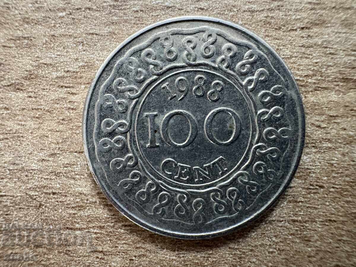 Суринам - 100 цента (1988) Суринам - 100 цента (1988)