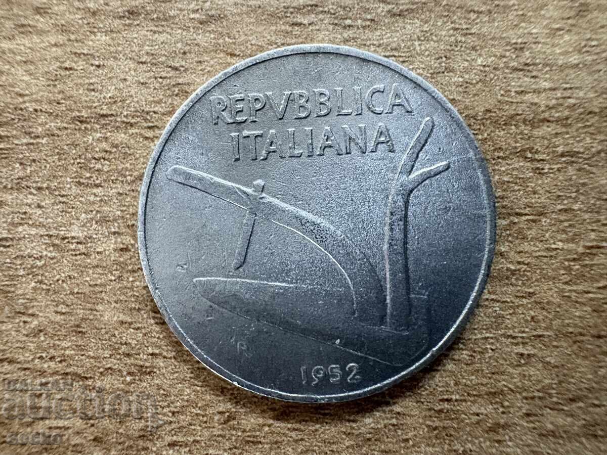 Italy - 10 Lire (1952) with price 0.20 BGN | € 0.10 Italy - 10 Lire (1952) with price 0.20 BGN | € 0.10