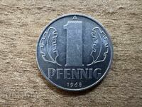 ΓΔΛ - 1 πφένιγκ (1968)