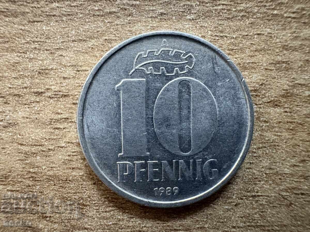 RDG - 10 pfennig (1989)