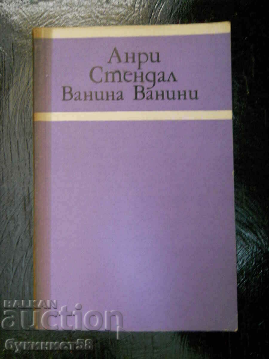 Henri Stendhal "Vanina Vanini" Henri Stendhal "Vanina Vanini"