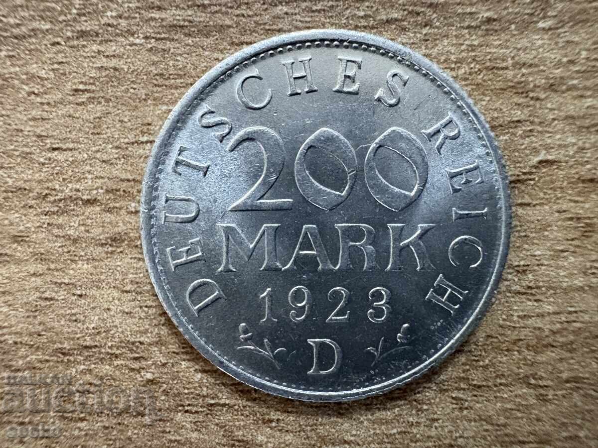 Γερμανία - 200 μάρκα (1923) - Δ Γερμανία - 200 μάρκα (1923) - Δ