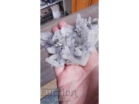 Pirit, galenă și cristal de stâncă