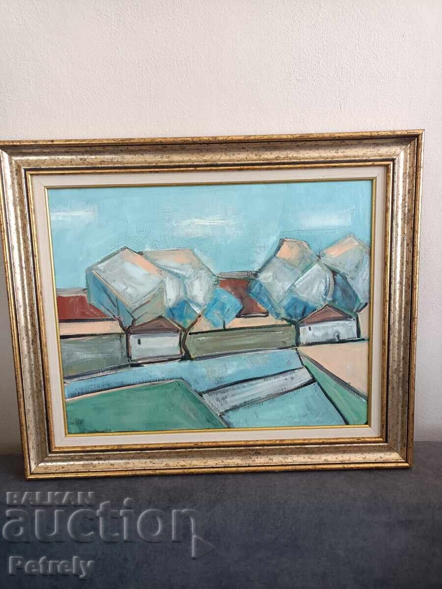 Pictură mare în ulei cu preț 250.00 BGN | € 127.82 Pictură mare în ulei cu preț 250.00 BGN | € 127.82