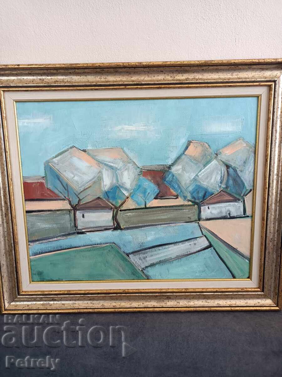 Licitație Pictură mare în ulei Licitație Pictură mare în ulei