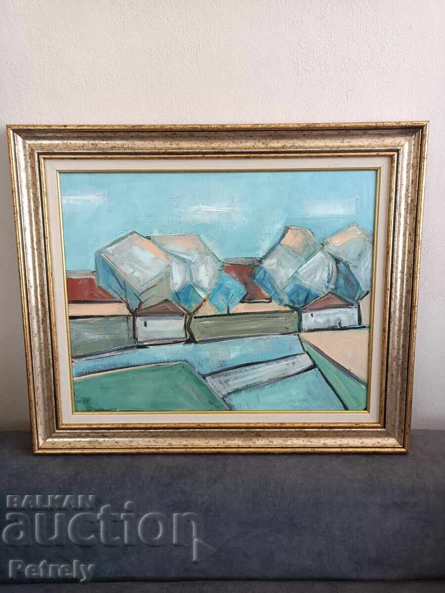 Livrarea Pictură mare în ulei Livrarea Pictură mare în ulei