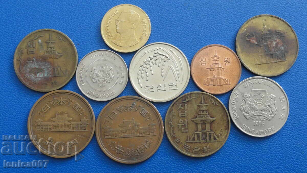 Asia - Coins (10 pieces) Asia - Coins (10 pieces)