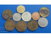 Ασία - Νομίσματα (10 τεμάχια)