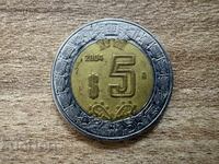 Мексико - 5 песос (2004)