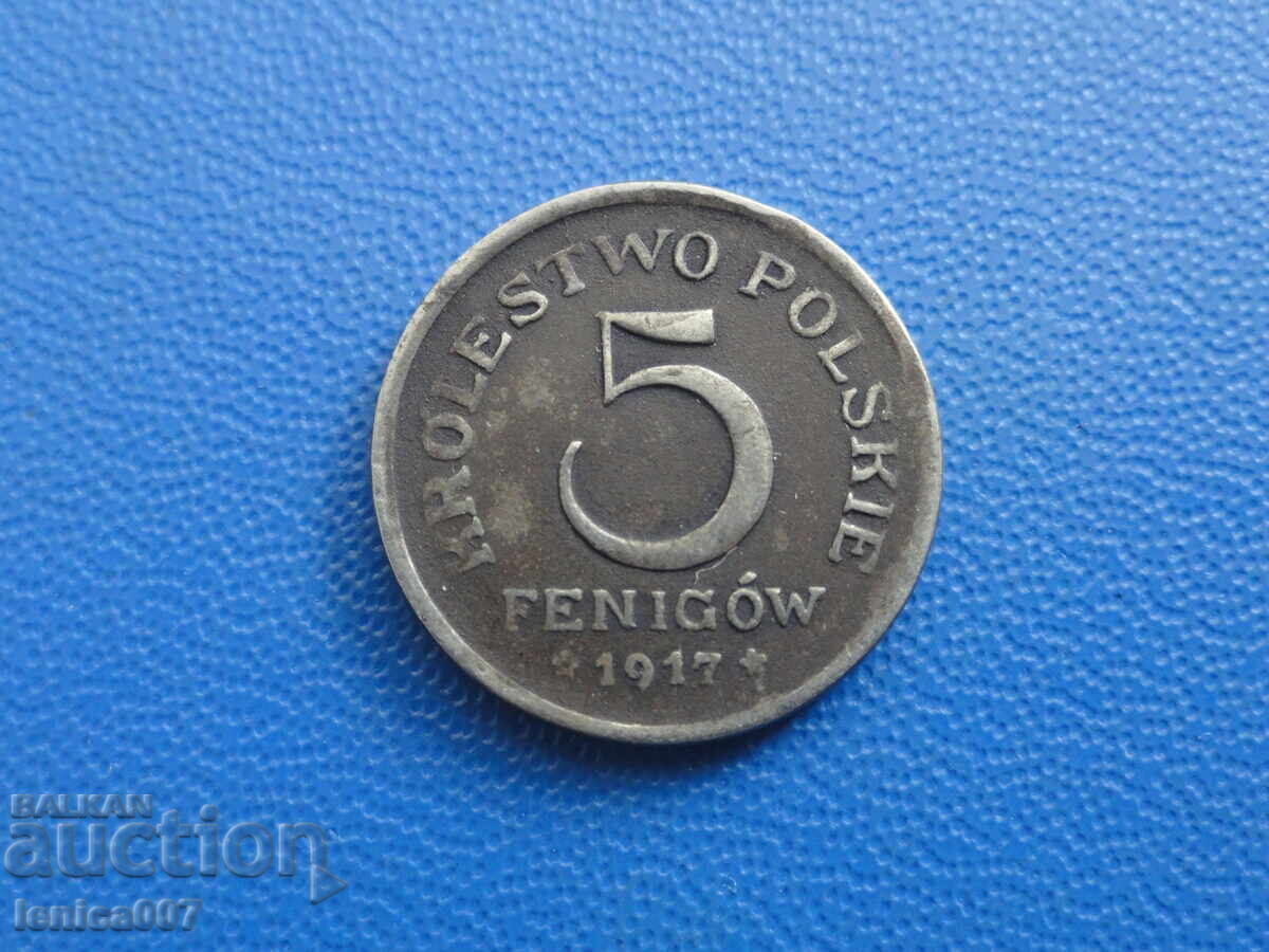 Licitație Polonia 1917 - 5 pfennig