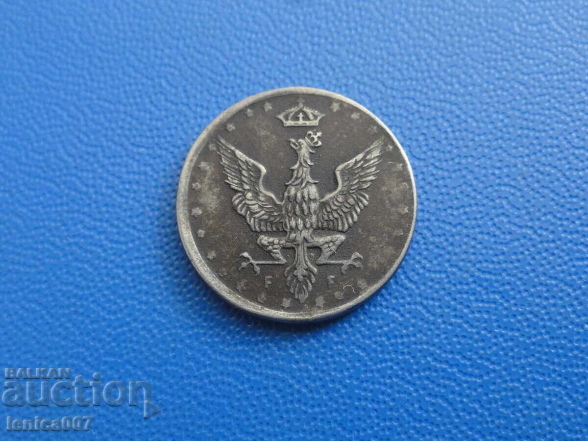 Livrarea Polonia 1917 - 5 pfennig