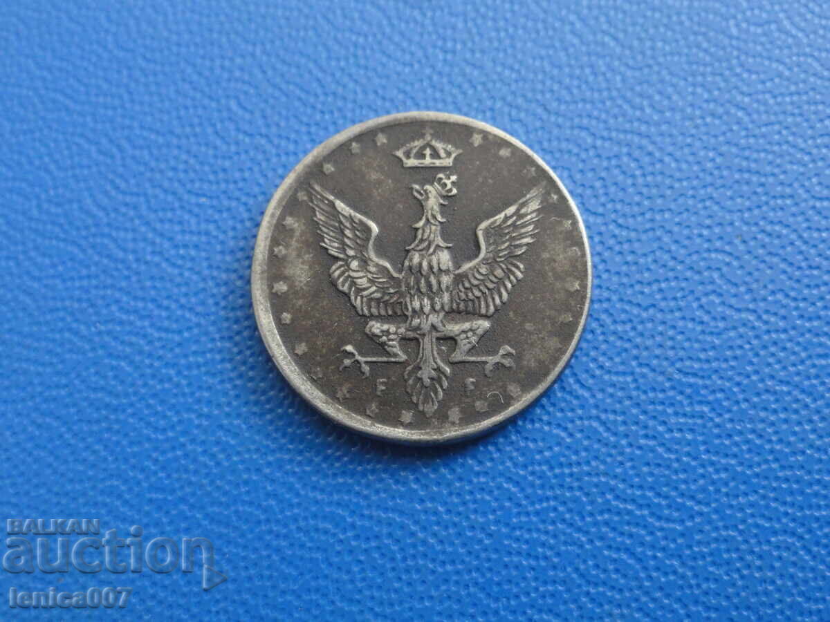Polonia 1917 - 5 pfennig - 6