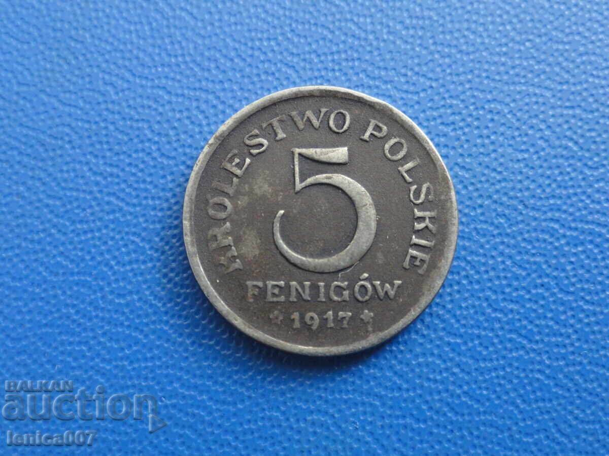 Polonia 1917 - 5 pfennig